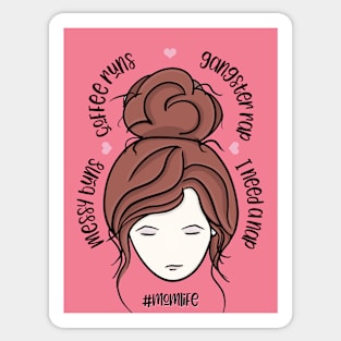 #MomLife - Mom Skills! Trendy Mom Life Sticker